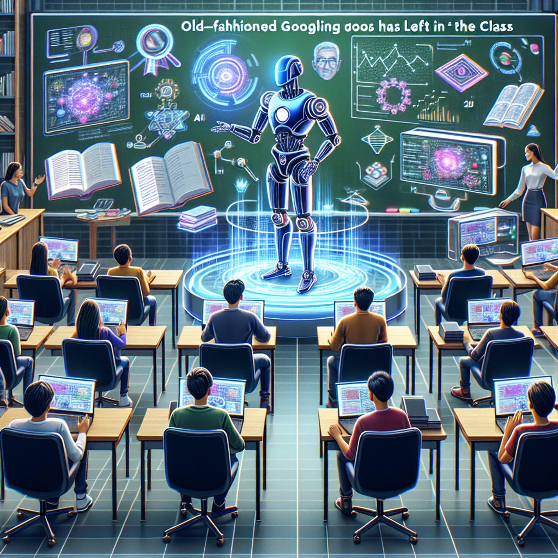 Banner for AI Revolutionizes Student Research: Say Goodbye to Outdated Googling!