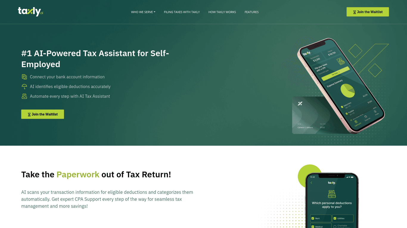Taxly screenshot