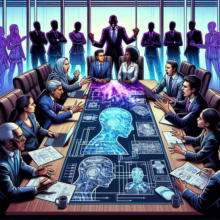 Banner for CEOs Pushed by Company Boards to Swap IT Workers for AI Solutions