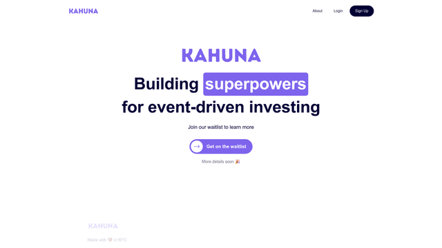 Thumbnail image for Kahuna