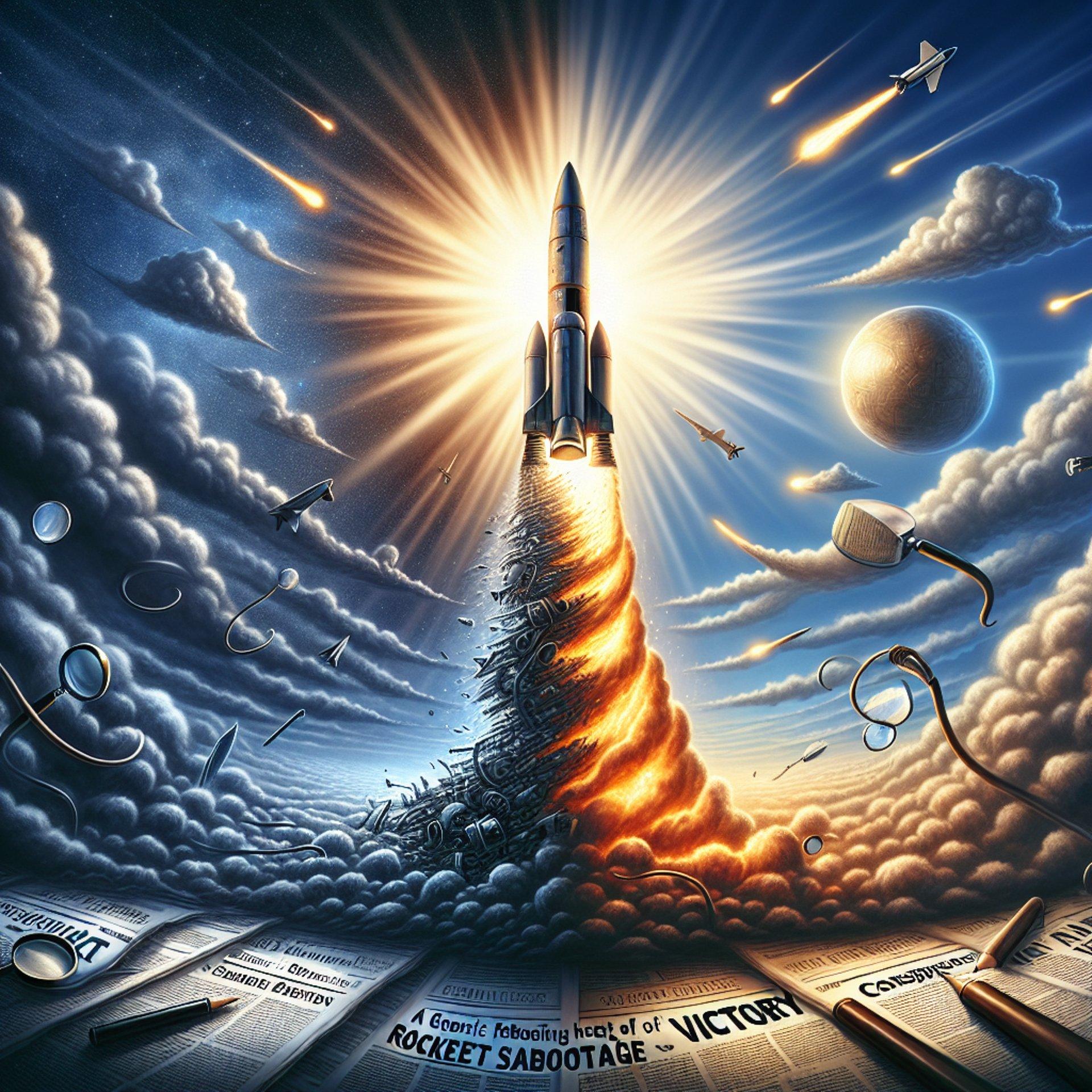 Banner for Elon Musk's Rocket Sabotage Theory: A Curious Journey from Conspiracy to Triumph