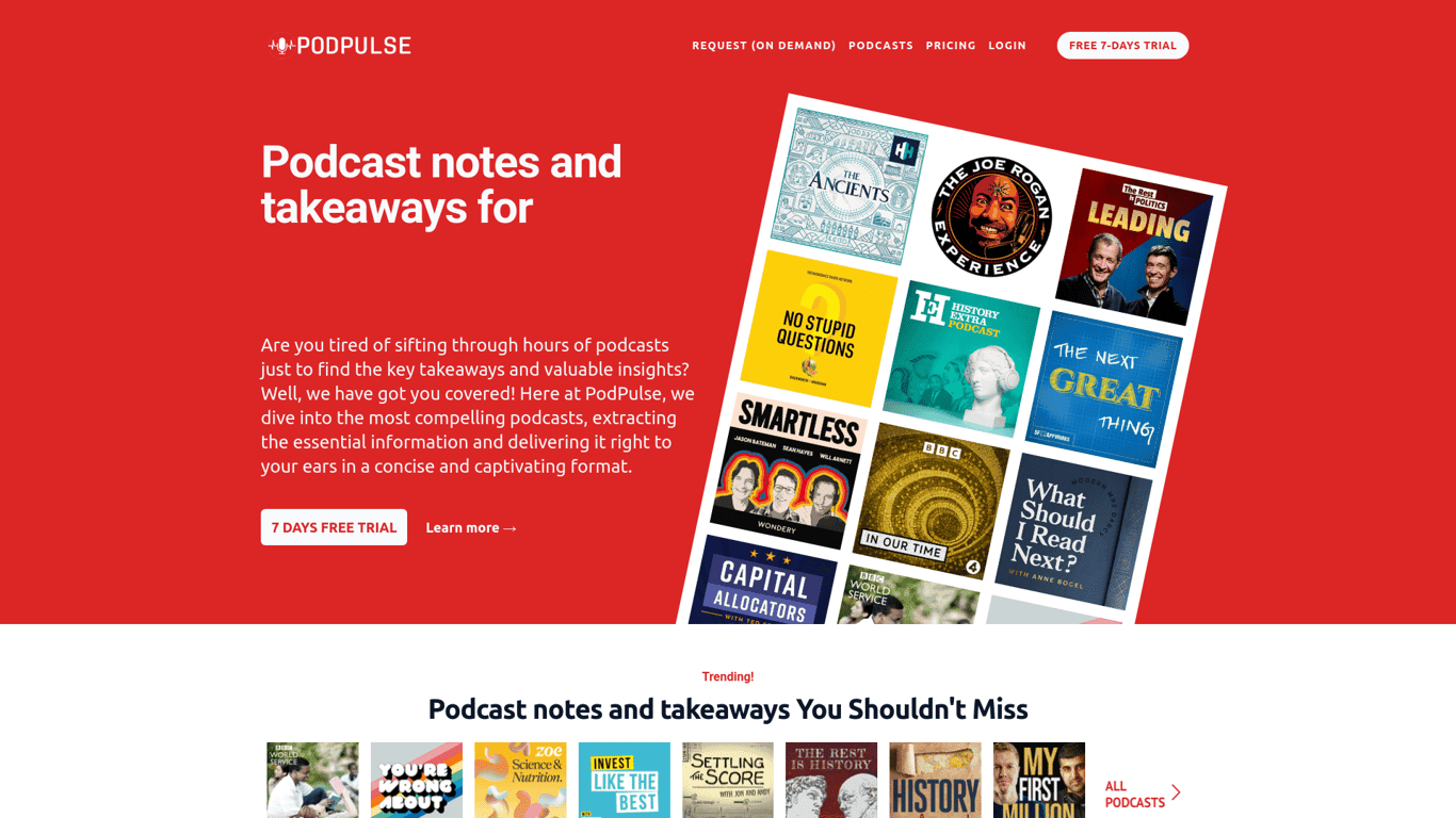 Podpulse screenshot
