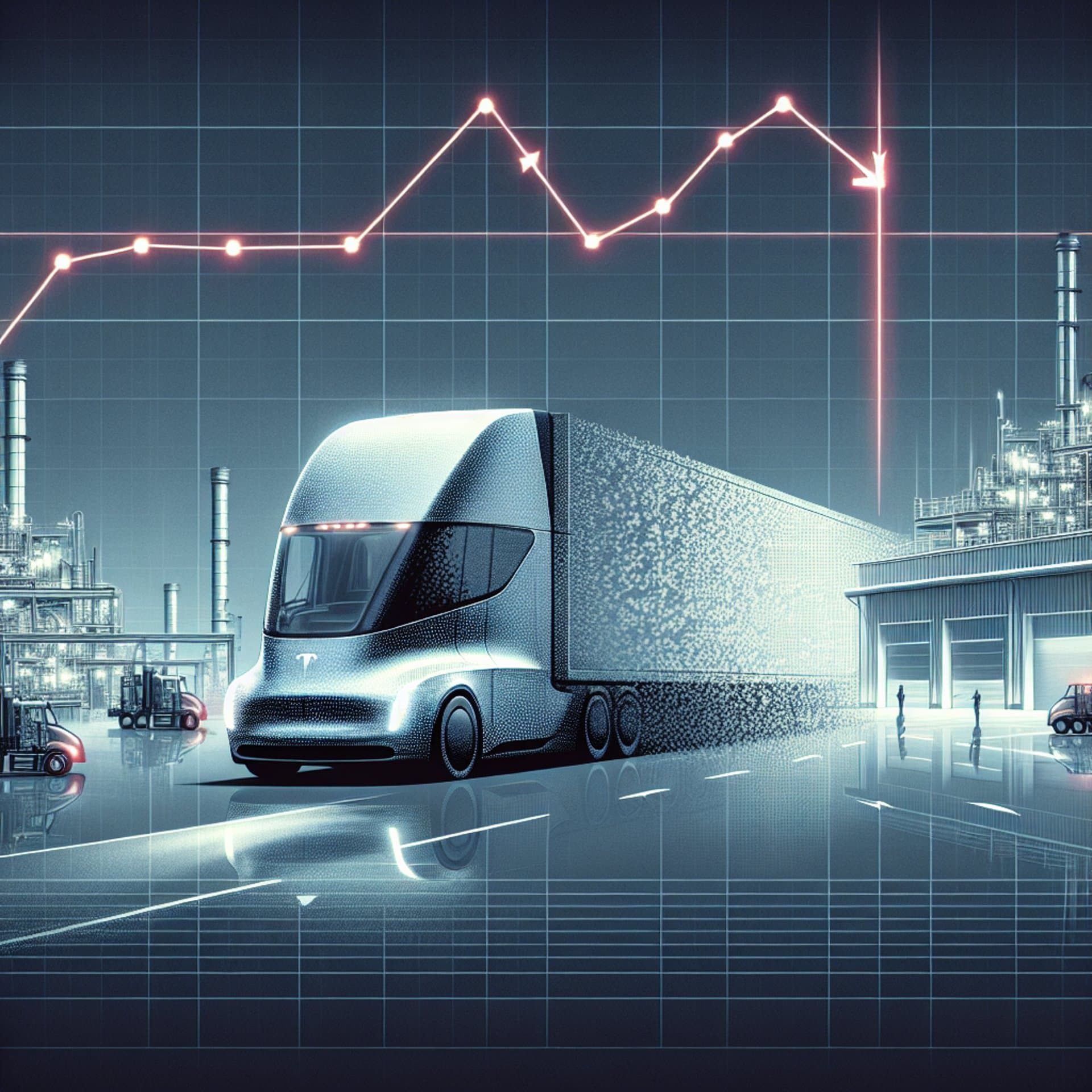 Banner for Tesla's Cybertruck Hiccup: Production Staff Slashed Amid Sluggish Demand