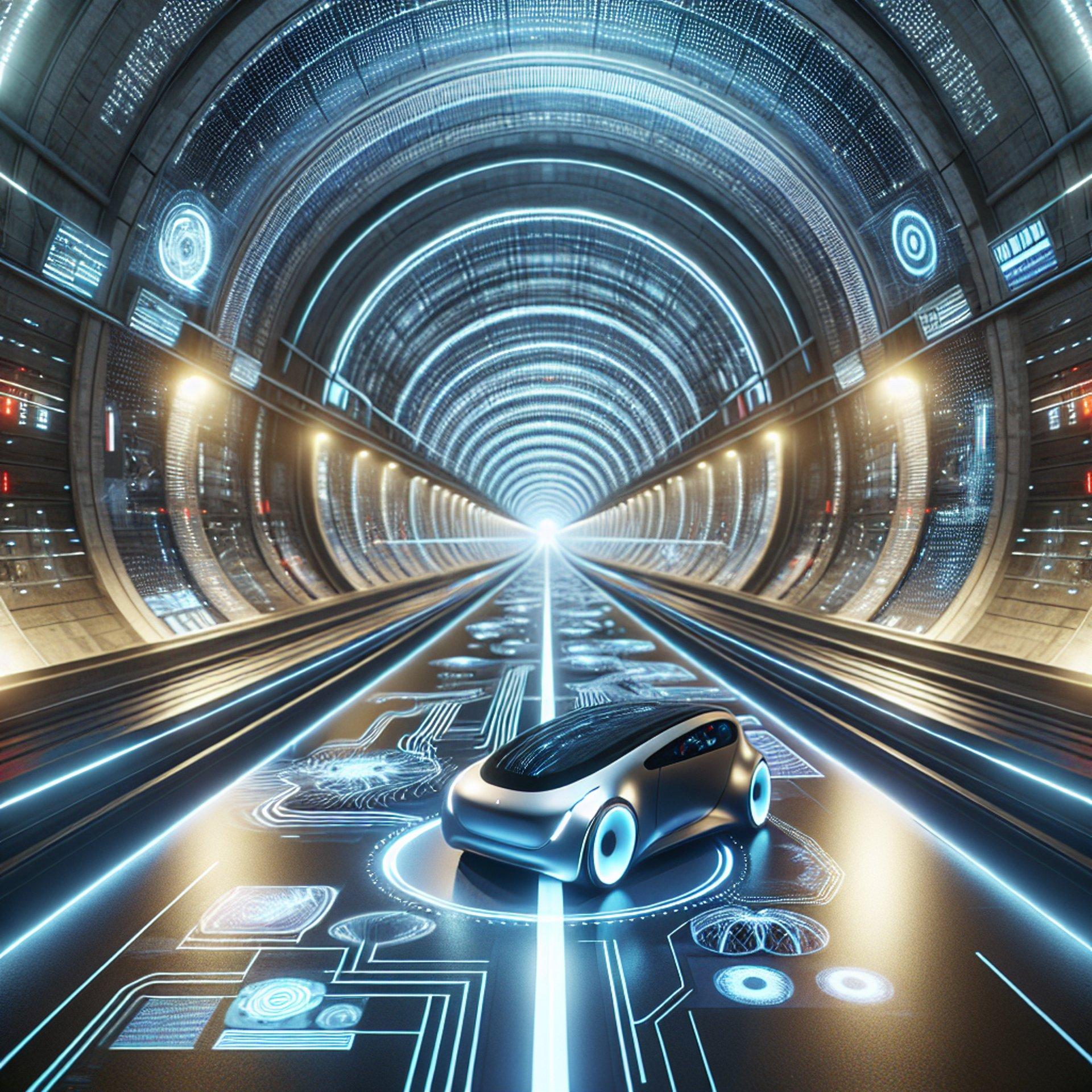 Banner for Tesla Takes Self-Driving to the Depths: Testing AI in Boring Company's Vegas Tunnels