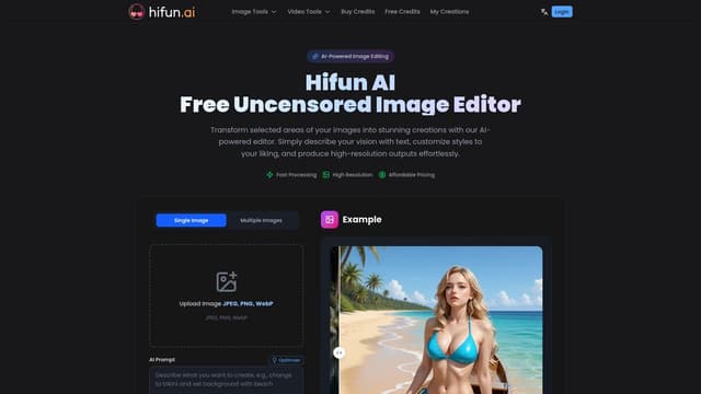 Thumbnail image for HiFun AI - Free Uncensored Image Video