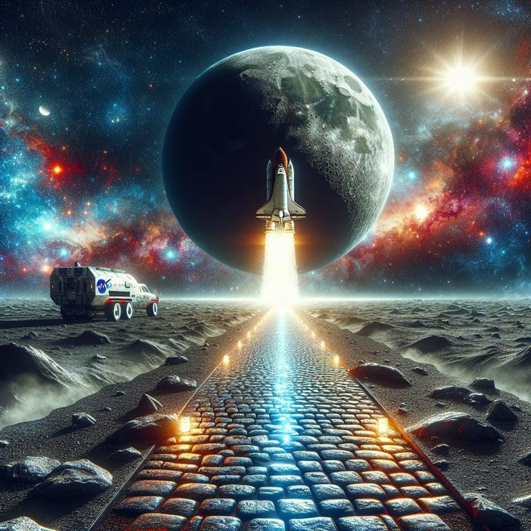 Banner for NASA Artemis II: Paving the Path to the Moon and Beyond!