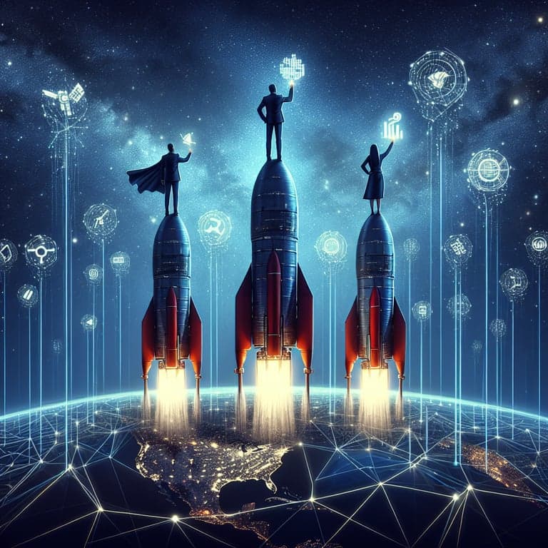 Banner for Space Revolution: Musk, Bezos, and Altman Compete for Orbital Data Dominance