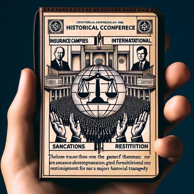 1998 Washington Conference: Insurers, Sanctions, and Holocaust Restitution