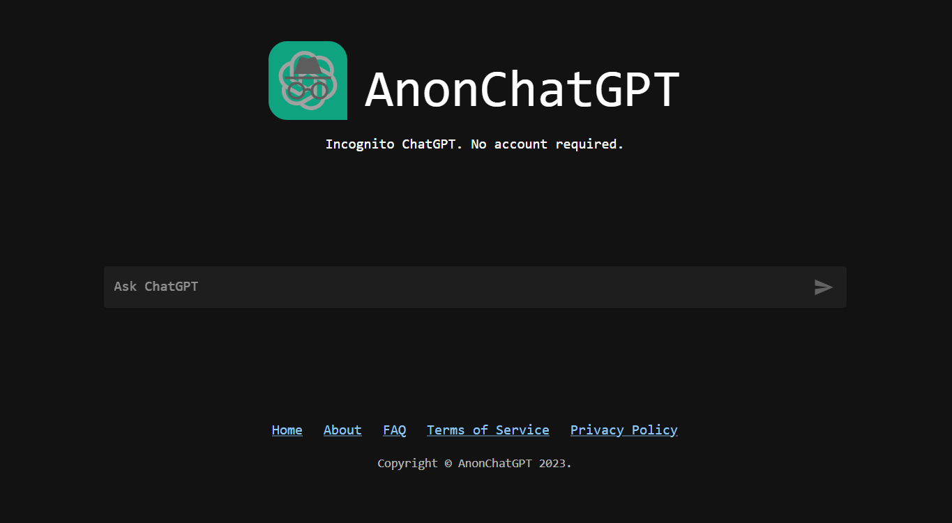 AnonChatGPT