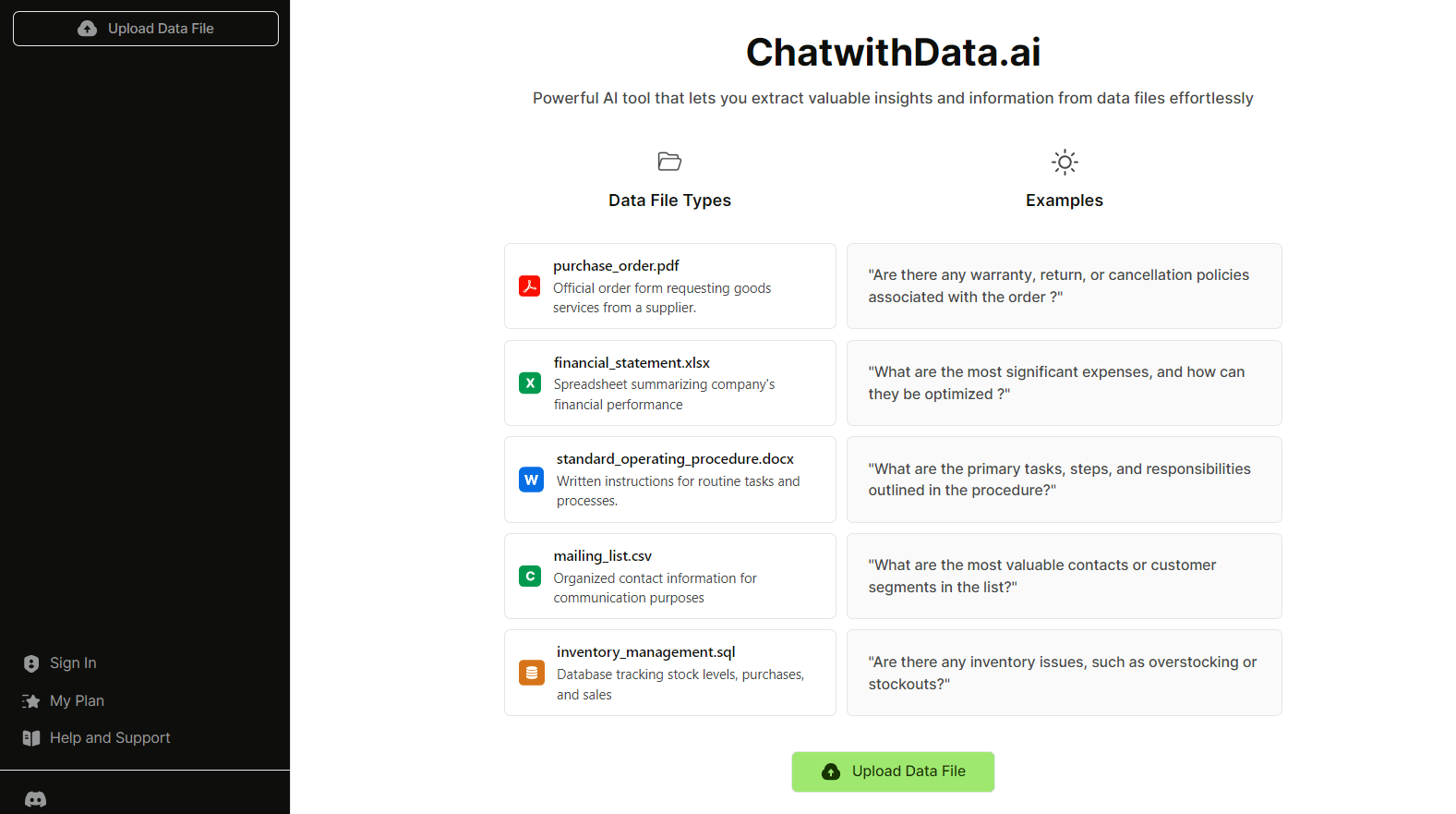 Chat With Data