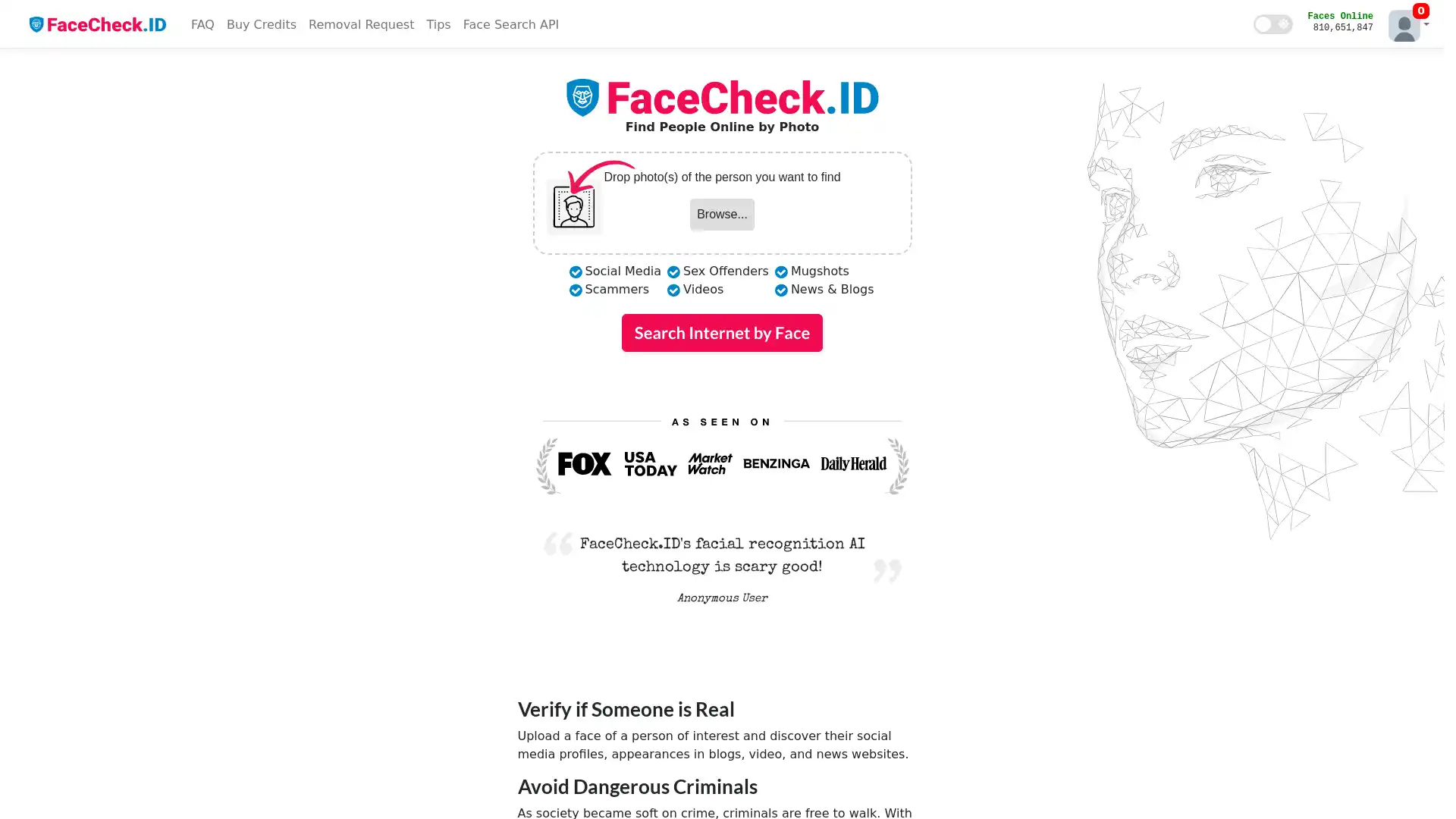 Facecheck id