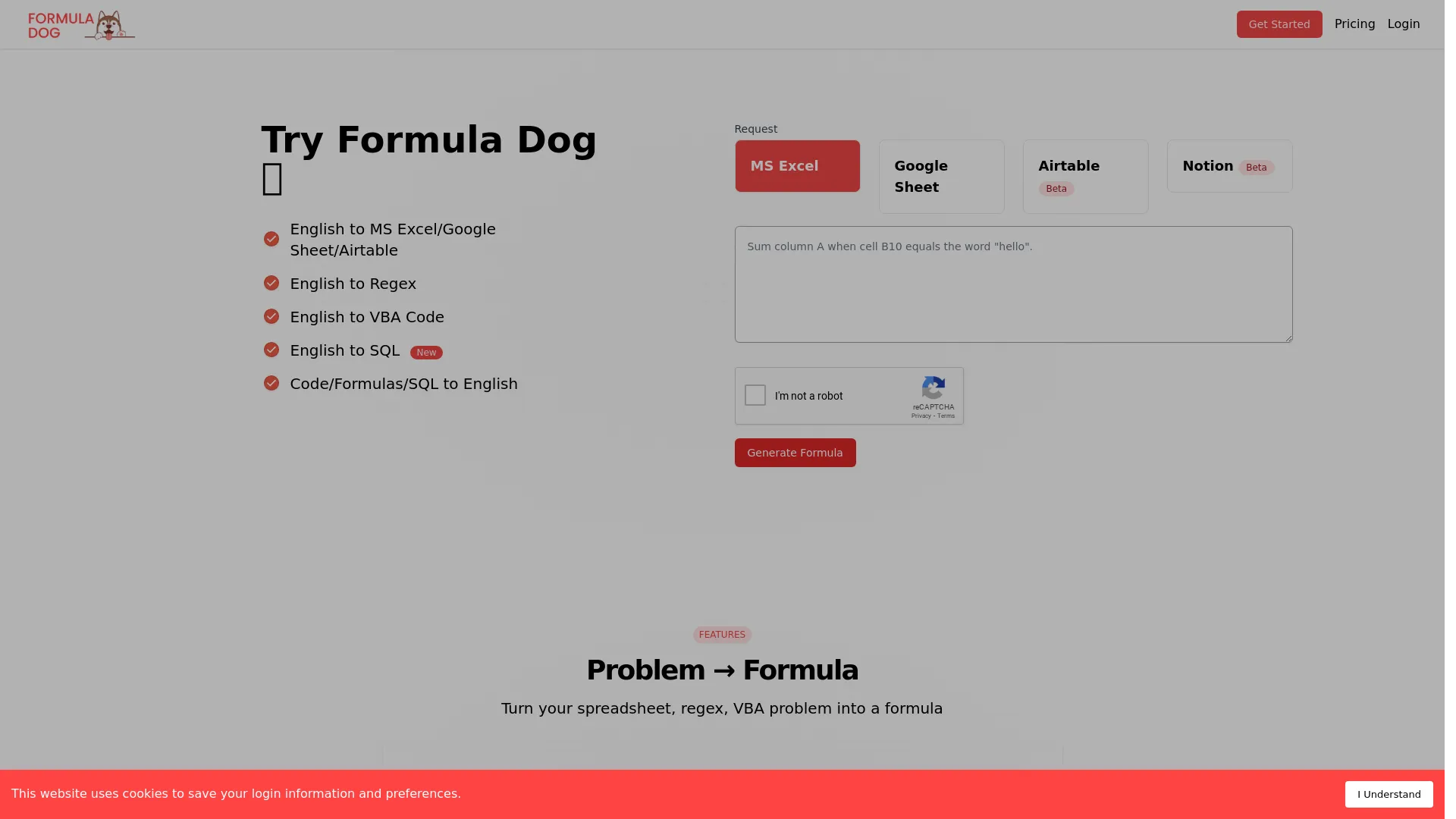 Formula.dog