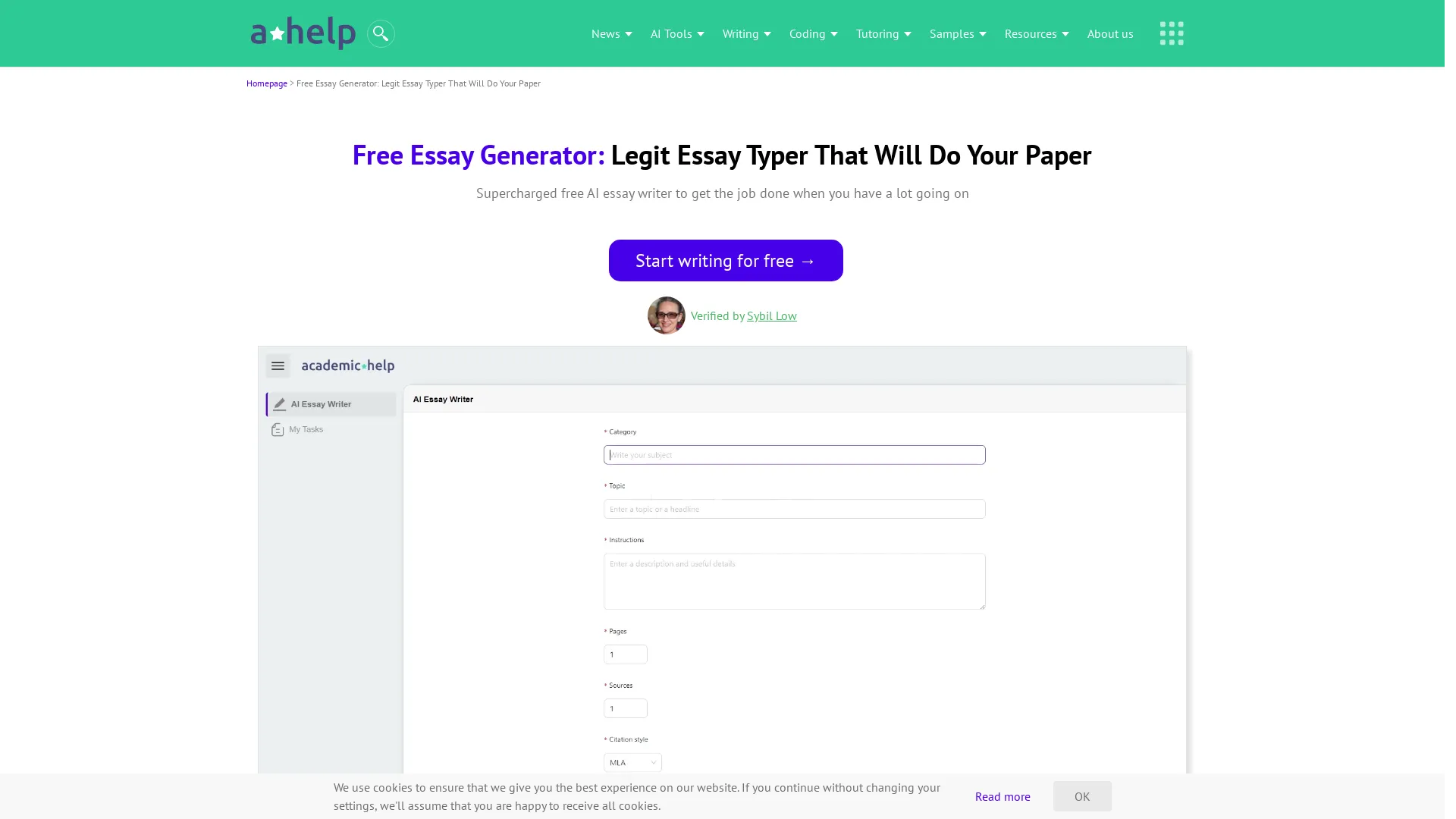 free essay generator no sign up
